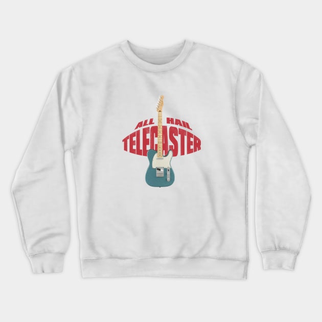 Telecaster Team Crewneck Sweatshirt by gwpxstore